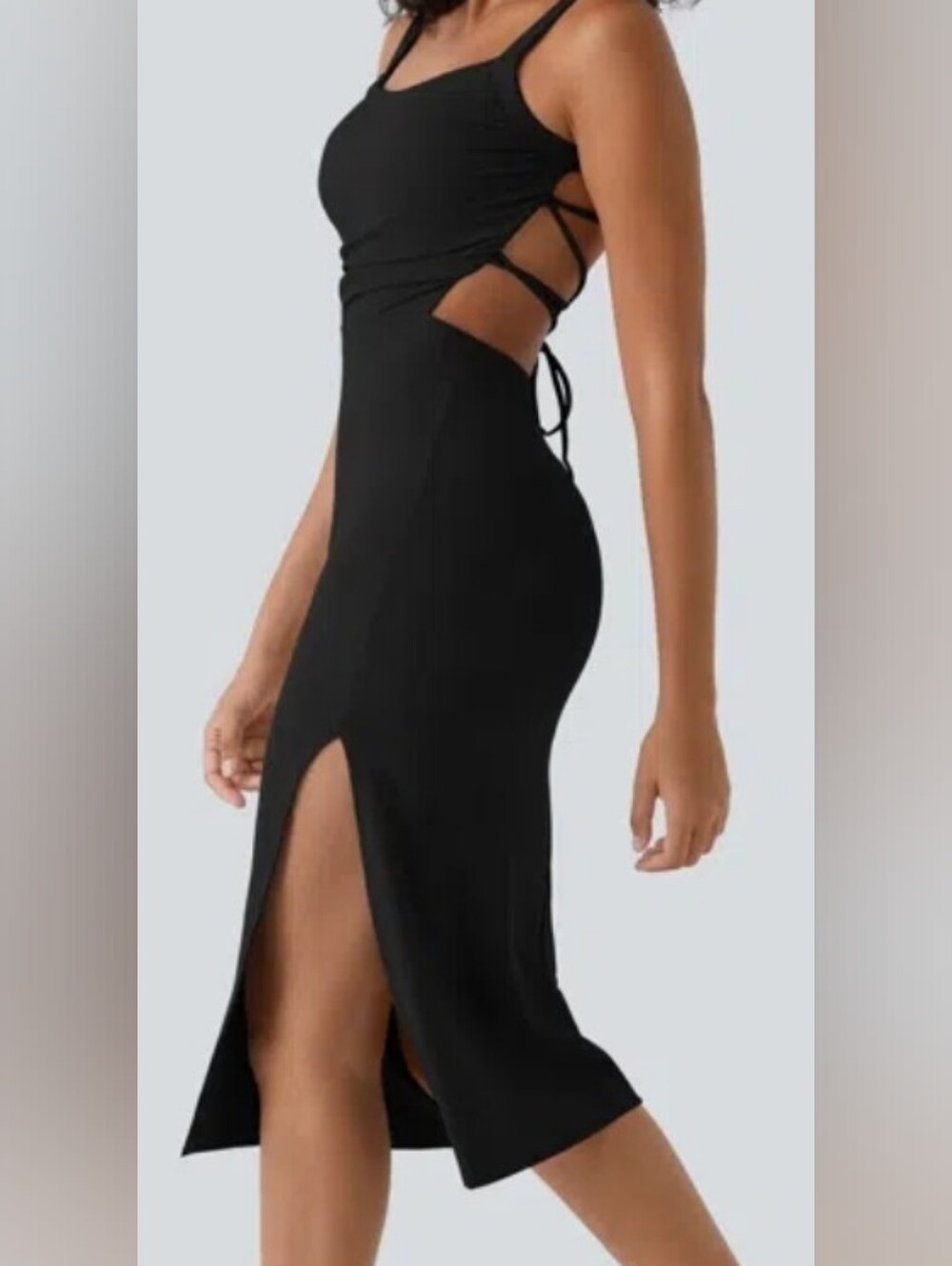 Nwt HALARA Strappy Open Tie Back Dress Vaeious Colors/sizes